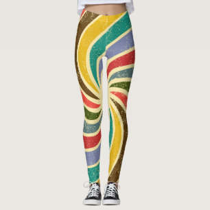 Leggings Fondo Vintage Grunge Abstracto Limpiable.
