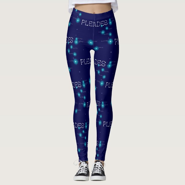 Leggings Formación Estrella de las Pléyades del Hemisferio  (Anverso)
