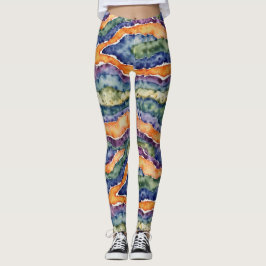 Leggings Formaciones de roca geológica y patrón de estratos