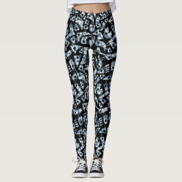 Leggings Formas abstractas 180318 - Nube
