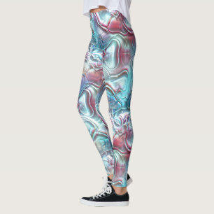 Leggings Formas abstractas en vidrio sobre textura arenosa