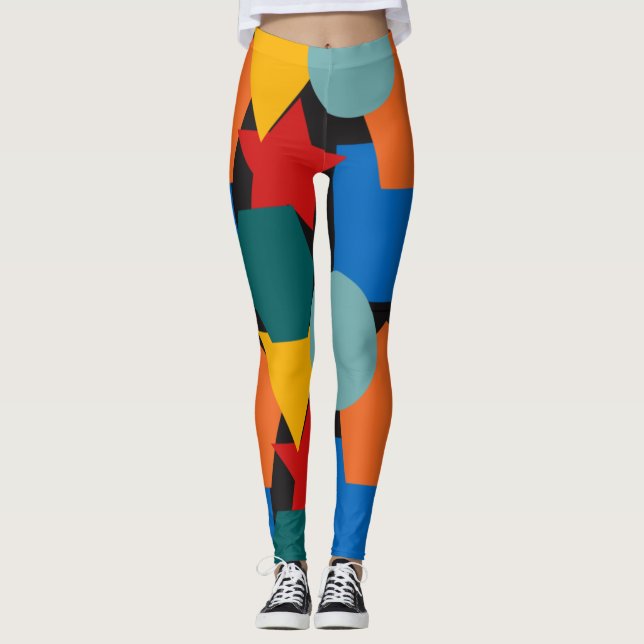 Leggings Formas Bauhaus (Anverso)