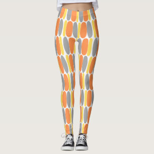 Leggings Formas coloreadas del patrón multicolor