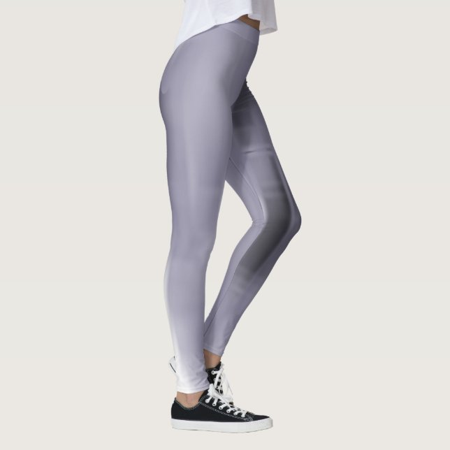 Leggings Formas de desvanecimiento en blanco y negro contra (Derecha)