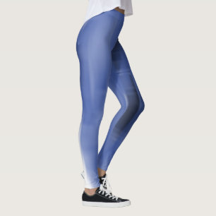 Leggings Formas de desvanecimiento en blanco y negro contra