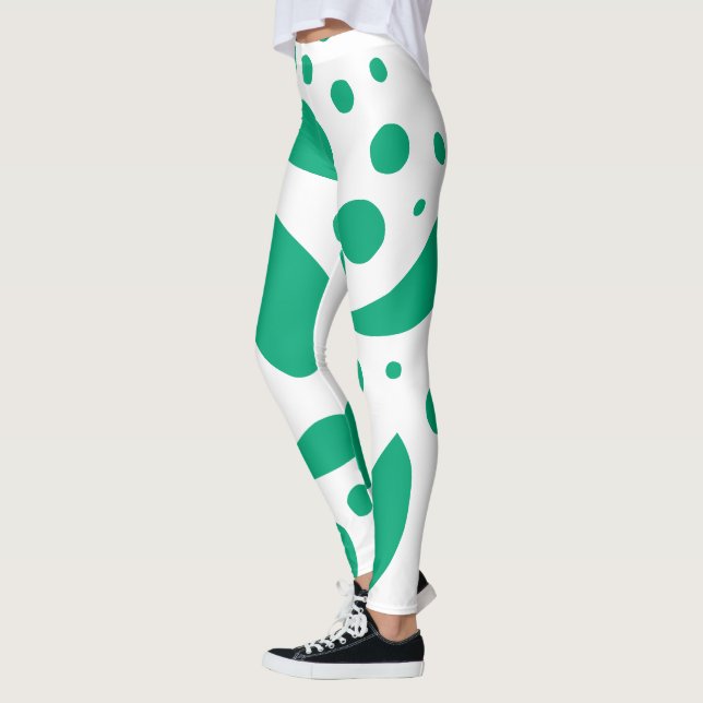 Leggings Formas de garabato negrita (Izquierda)