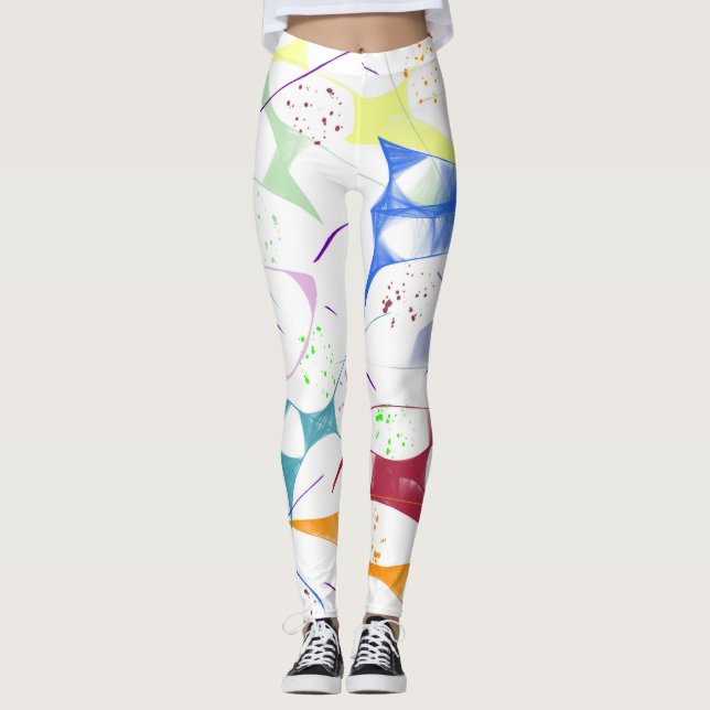 Leggings Formas Divertidas Y Salpicaduras (Anverso)