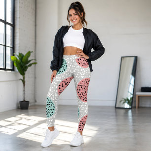 Leggings Formas elegantes modernas coloridas y elegantes