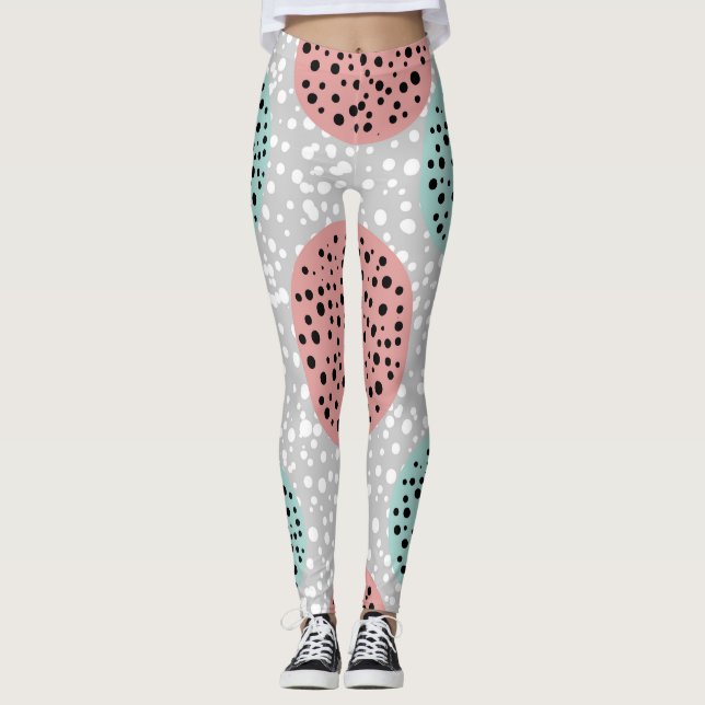 Leggings Formas elegantes y coloridas (Anverso)