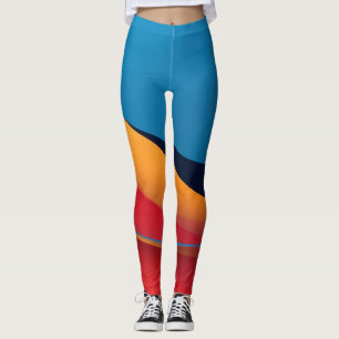 Leggings Formas en colores brillantes