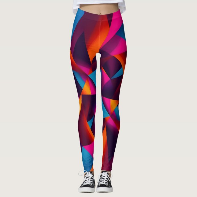 Leggings formas geométricas abstractas (Anverso)