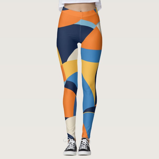Leggings Formas geométricas abstractas (Anverso)