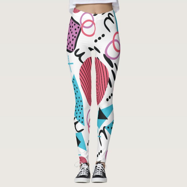 Leggings Formas Geométricas Retro Funky (Anverso)
