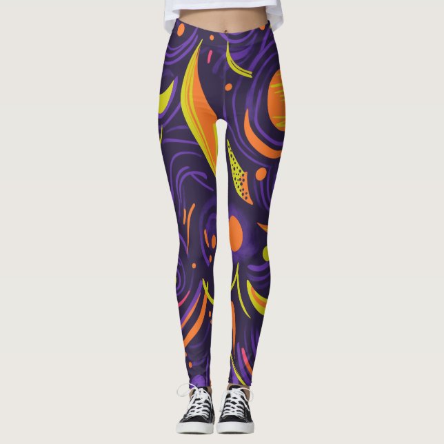 Leggings Formas giratorias (Anverso)