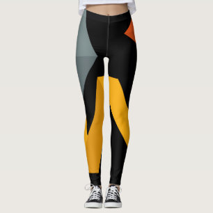 Leggings Formas gráficas alegres, vibrantes, modernas y ur