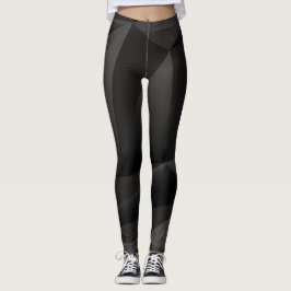 Leggings Formas negras abstractas