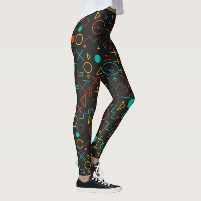 Leggings Formas para todas las leyendas de impresión (Derecha)