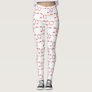 Leggings Fórmula química molecular de dopamina