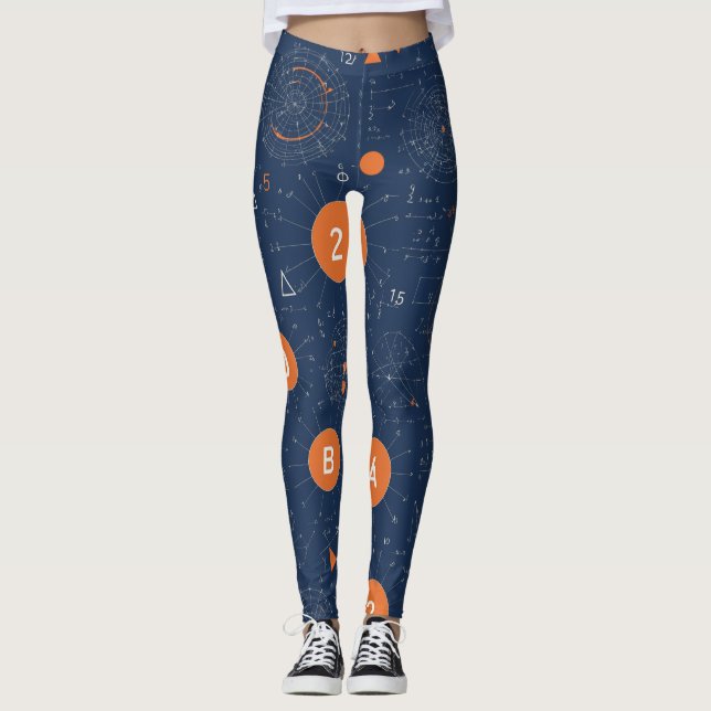 Leggings Fórmulas matemáticas (Anverso)