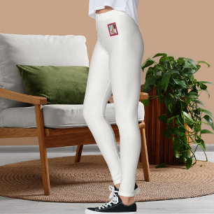 Leggings Foto de Mascota Personalizada Gato Mamá Neutro Gra