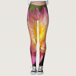 Leggings Fotografía de Nenúfar Rosa