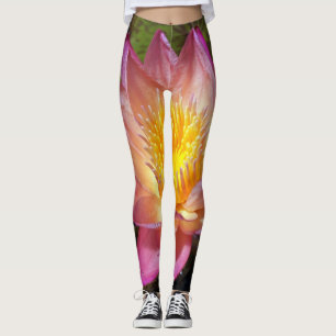 Leggings Fotografía de Nenúfar Rosa