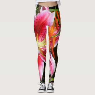Leggings Fotografía de Stargazer Lily