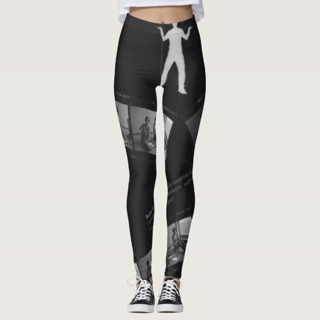 Leggings Fotografía del lenguaje corporal (Anverso)