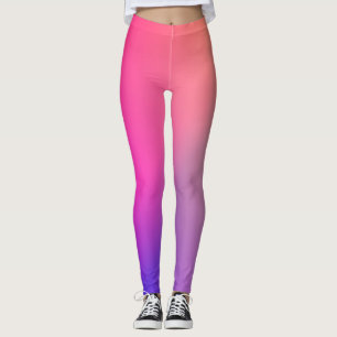 Leggings Fotografía irlandesa neón rosada caliente Guay arc