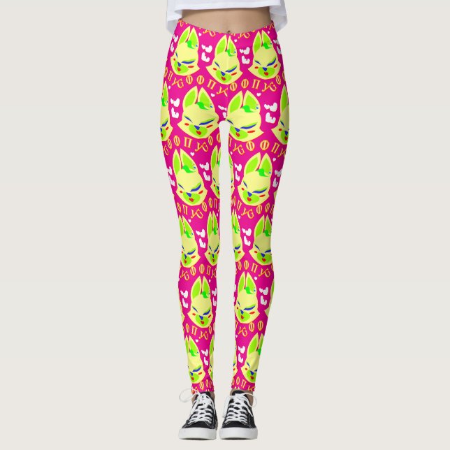 Leggings fox cartoon (Anverso)