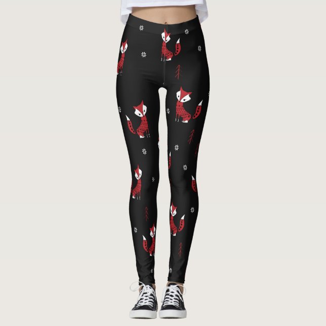 Leggings Fox del invierno (Anverso)
