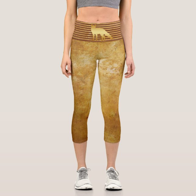 Leggings Fox Gold Capri (Anverso)