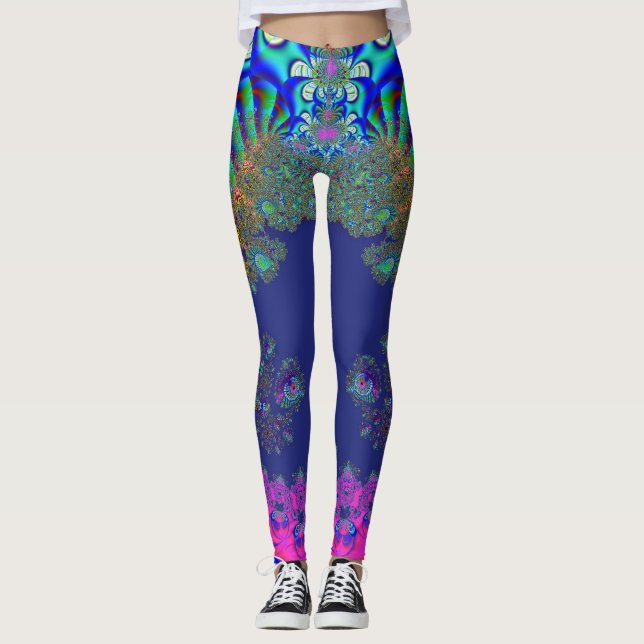Leggings Fractal ALien (Anverso)
