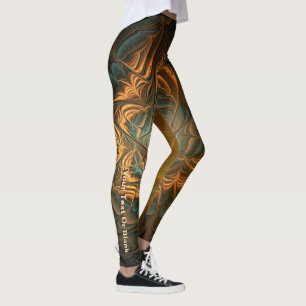 Leggings Fractal Autumn