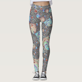 Leggings Fractal colorido