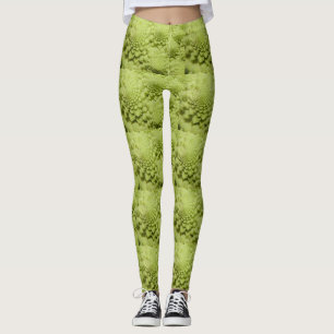 Leggings Fractal de col verde