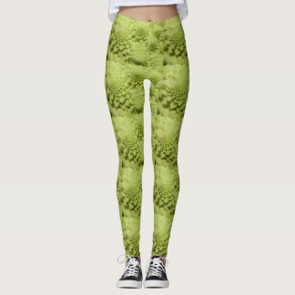 Leggings Fractal de col verde
