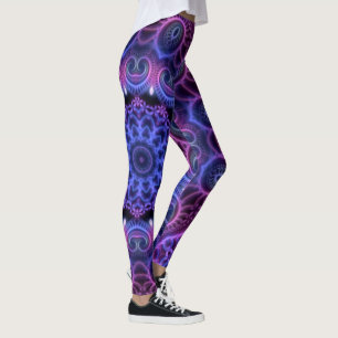 Leggings Fractal del caleidoscopio - mandala de los