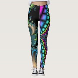 Leggings Fractal fracturado impresionante