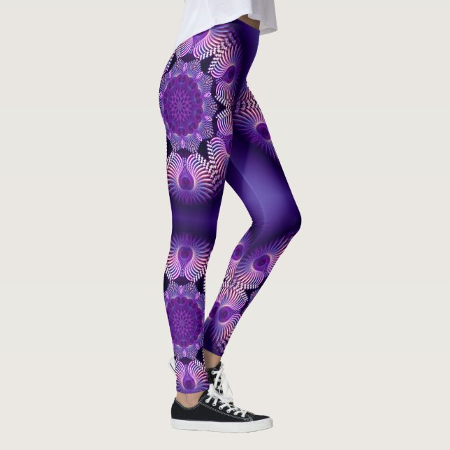 Leggings Fractal Kaleidoscope - Flor apofitasa I (Derecha)