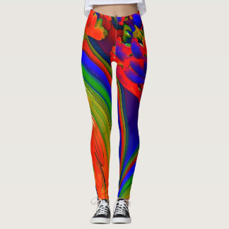 Leggings Fractal multicolor brillante
