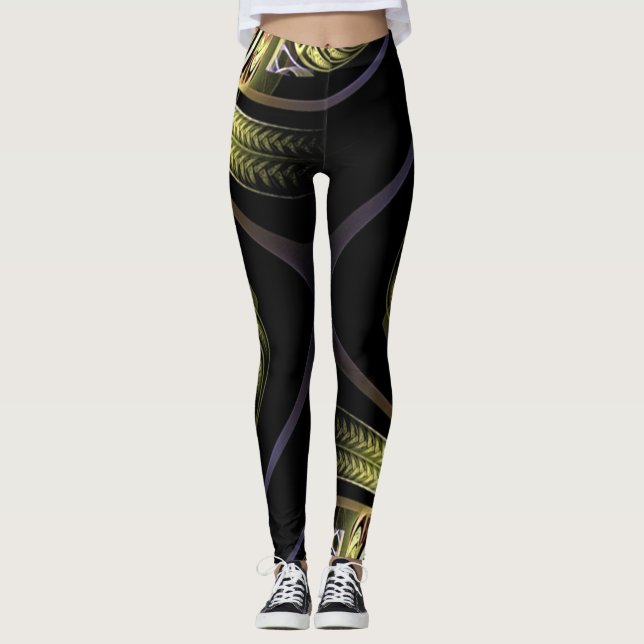 Leggings Fractal | Zazzle_Growshop. (Anverso)