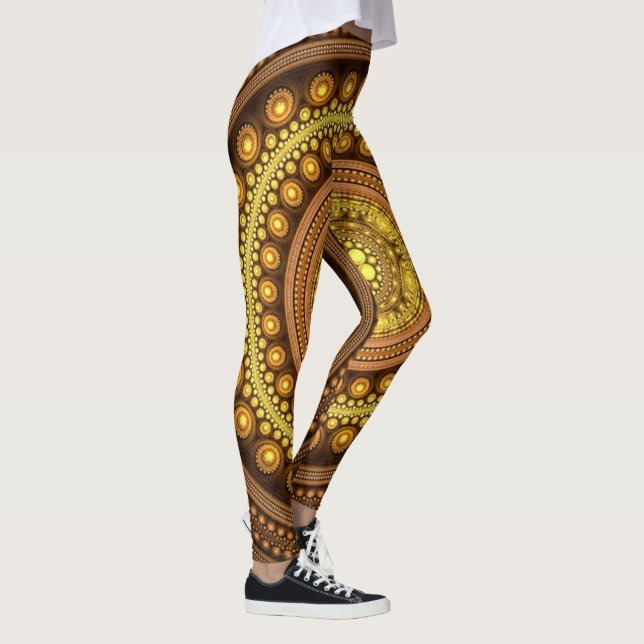 Leggings Fractal | Zazzle_Growshop. (Derecha)