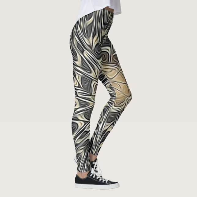 Leggings Fractal | Zazzle_Growshop. (Derecha)