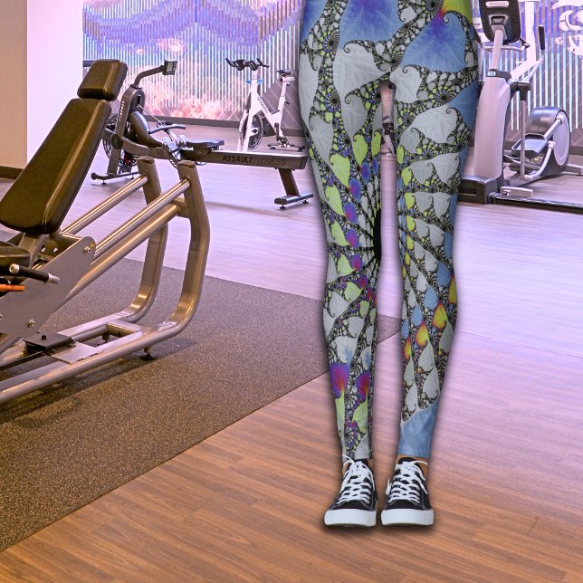 Leggings Fractale feuilles (Subido por el creador)