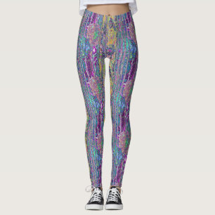 Leggings fractales abstractos
