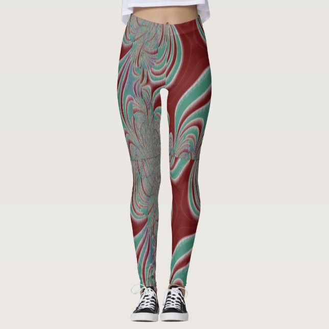 Leggings Fractales ventosos (Anverso)