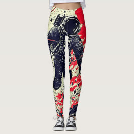 Leggings Fragmentación Cósmica: Astronauta Perdido en el Es