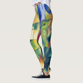 Leggings Franz Marc Famoso pintando cabras de montaña