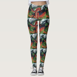 Leggings Franz Marc Red Deer Famosa Pintura Femenina